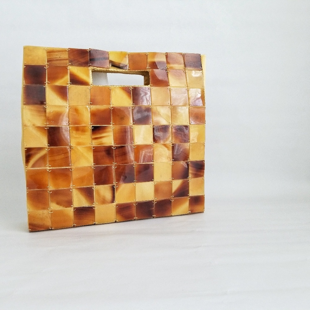 VTG Handmade Tortoise Shell Bag - Picture 2 of 8